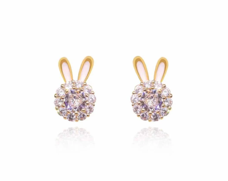 Spin Sparkle Bunny Earrings