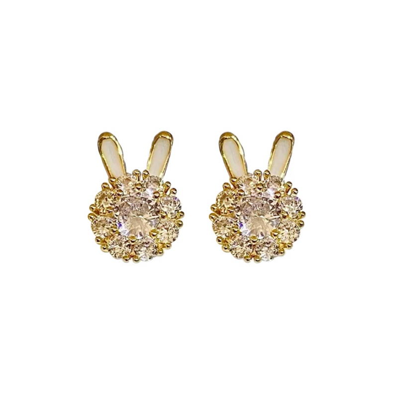 Spin Sparkle Bunny Earrings